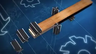 锐亚四面刨自动化生产方案